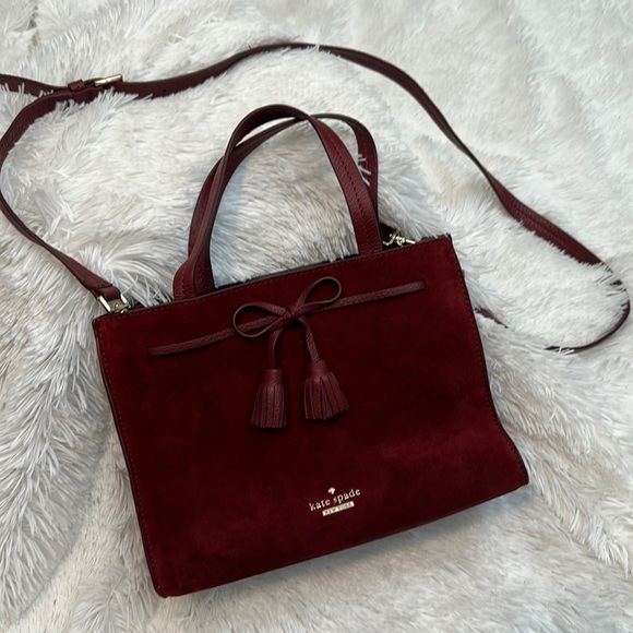 kate spade Handbags - 💕 Kate Spade Suede Satchel Purse